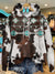 Vintage Animal Fur Aztec Art Print Casual Hoodie Sweatshirt Multicolor / S