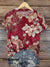 Vintage Art Print T-shirt Multicolor / S