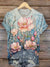 Vintage Art Print T-shirt Multicolor / S
