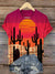 Vintage Art Print T-shirt Multicolor / S
