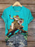 Vintage Art Print T-shirt Multicolor / S