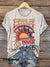 Vintage Art Print T-shirt Multicolor / S