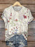 Vintage Art Print T-shirt Multicolor / S