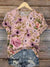 Vintage Art Print T-shirt Multicolor / S