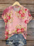Vintage Art Print T-shirt Multicolor / S