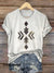 Vintage Art Print T-Shirt Multicolor / S