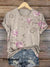 Vintage Art Print T-shirt Multicolor / S