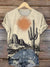 Vintage Art Print T-shirt Multicolor / S