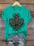 Vintage Art Print T-shirt Multicolor / S