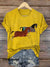 Vintage Art Print T-shirt Multicolor / S