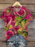 Vintage Art Print T-shirt Multicolor / S