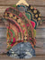Vintage Art Printed Casual T-shirt Multicolor / S