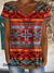 Vintage Aztec Art Print 100% Cotton Crew Tee T-Shirt Multicolor / S