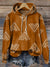 Vintage Aztec Art Prints Casual Hoodie Sweatshirt Multicolor / S