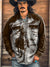 Vintage Denim Cactus Art Print Casual Shirt Multicolor / S