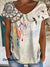Vintage Feather Art Print 100% Cotton Crew Tee T-Shirt Multicolor / S