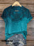 Vintage Floral Print Casaul Short Sleeve T-Shirt Multicolor / S