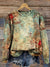 Vintage Flower Print Casual Sweatshirt Multicolor / S