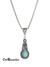Vintage Inlaid Turquoise Earrings And Necklace