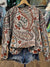 Vintage Paisley Print Casual Sweatshirt Multicolor / S