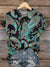 Vintage Western Print T-Shirt Multicolor / S