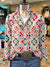 Women’s Pink Vintage Aztec Print Casual Long Sleeve Comfortable Cotton Shirt Multicolor / S