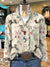 Women’s Retro Arrow Ethnic Floral Horse Print Casual Long Sleeve Comfortable Cotton Shirt