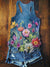 Women’s Vintage Art Print Tank Top Multicolor / S