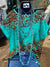 Women’s Vintage Leopard Art Print Casual Cotton And Linen Shirt Multicolor / S