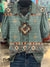 Women’s Vintage Print Casual Cotton Shirt Multicolor / S