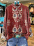 Women’s Vintage Print Casual Cotton Shirt Multicolor / S