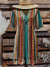 Women’s Vintage Print Pocket Cotton Dress Multicolor / S