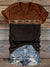 Women’s Vintage Print V-Neck Casual T-Shirt Multicolor / S
